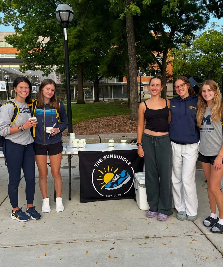 Student-Athletes posing together
