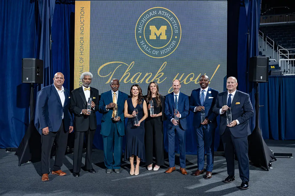 Donors posing with the AD